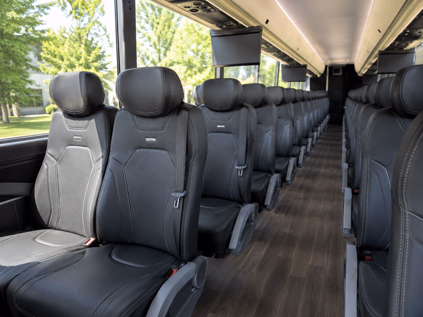 jackson charter bus services interior