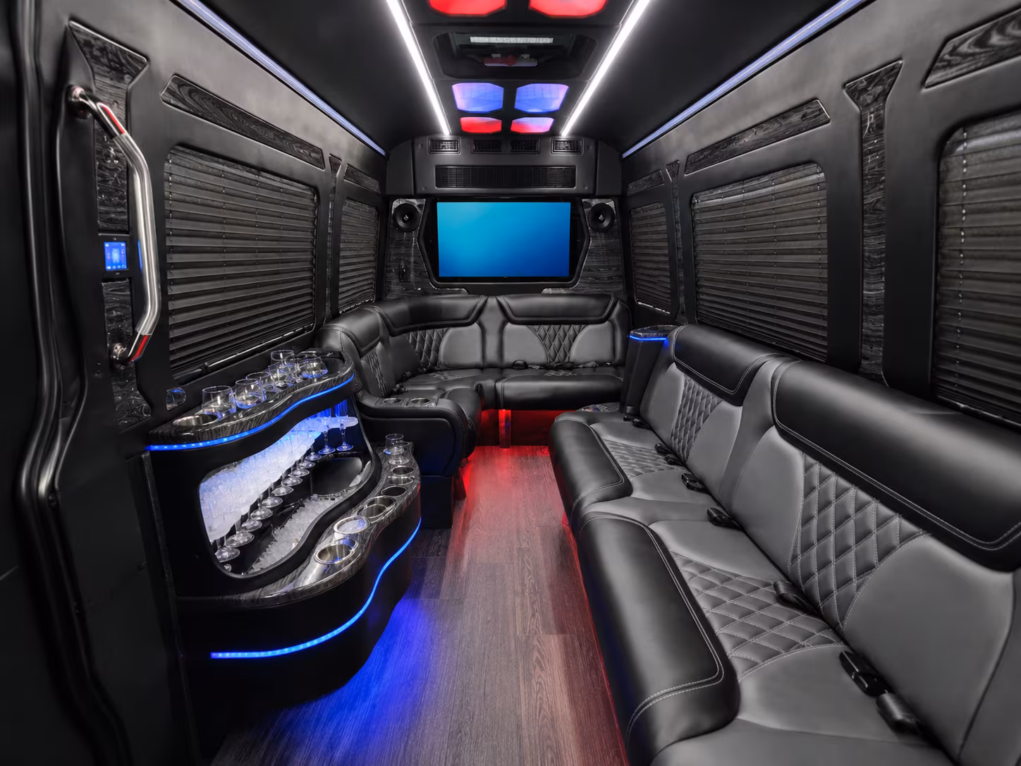 jackson corporate event transportation onboard seating