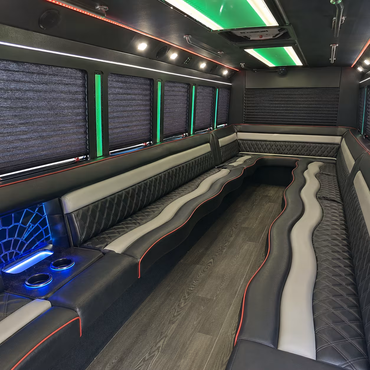 party buses and minibuses for fondren and duling hall nights