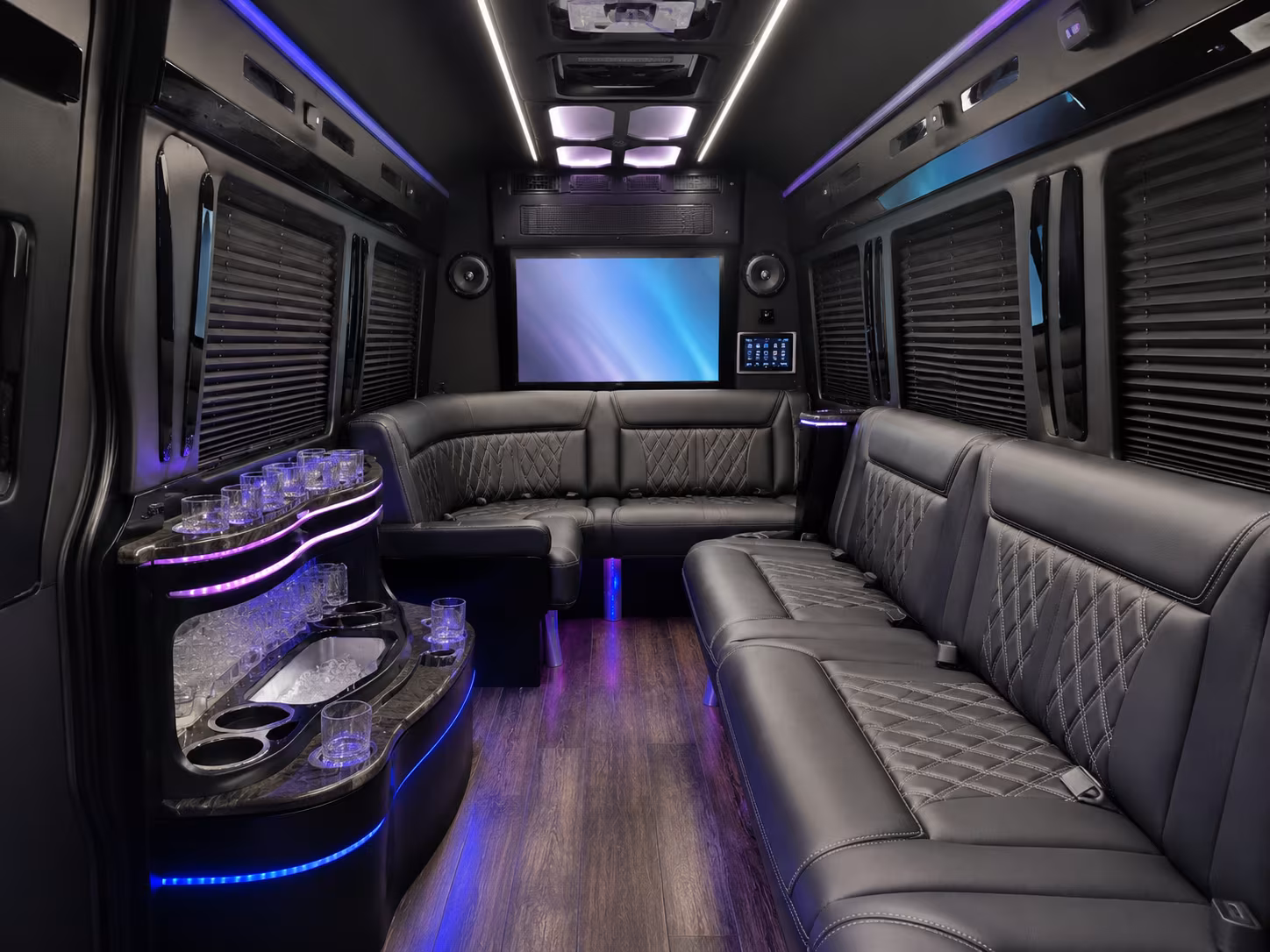 sprinter limos and smaller buses for tighter jackson prom groups
